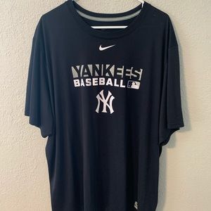 Mens Nike XXL Yankees Baseball Dri-Fit S/S Shirt